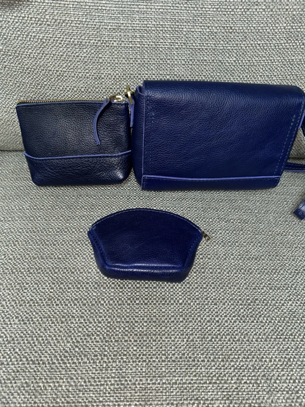 Portland Leather Goods Metro Mini Cobalt Bundle - Picture 2 of 6